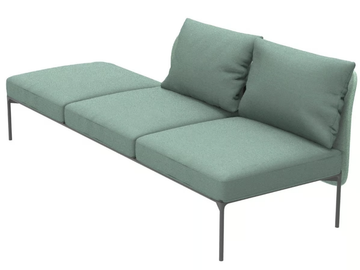 BLOOM 1218 DX/SX - 3 seater fabric sofa by Et al. - view 3
